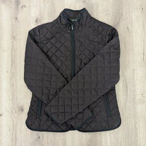 Eddie Bauer Dark Quilted Puffer Jacket